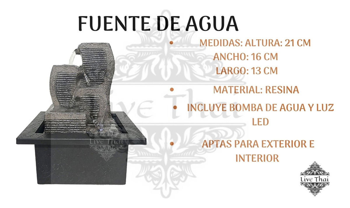 Fuentes De Agua Cascadas Chica Zen Super Oferta!!! - Imagen 2