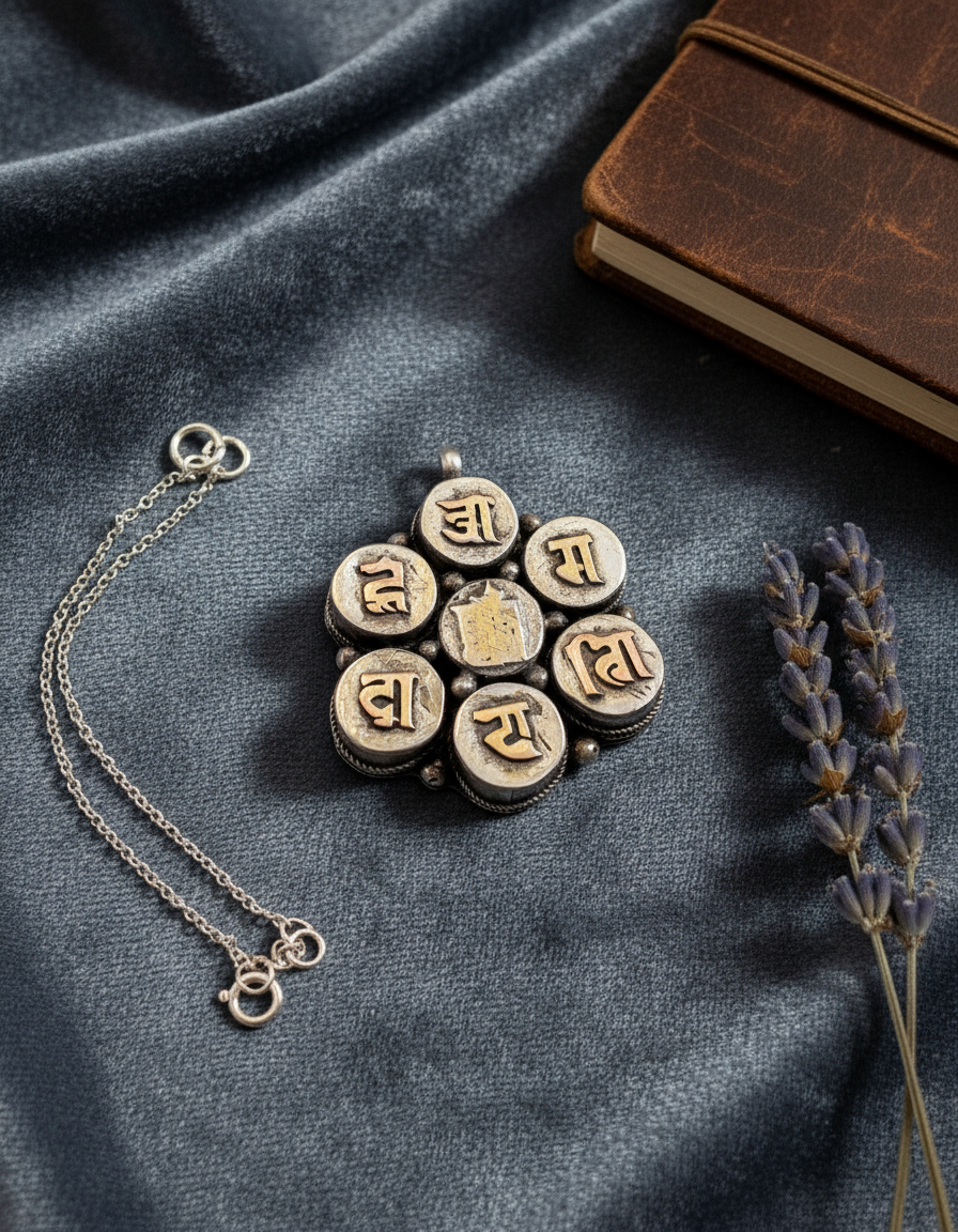 Dijes Importados Metal Mantra Suerte Fortuna Éxito Amor Paz - Imagen 11
