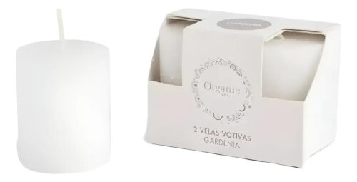 Vela Organic Spa 5cm Blancas