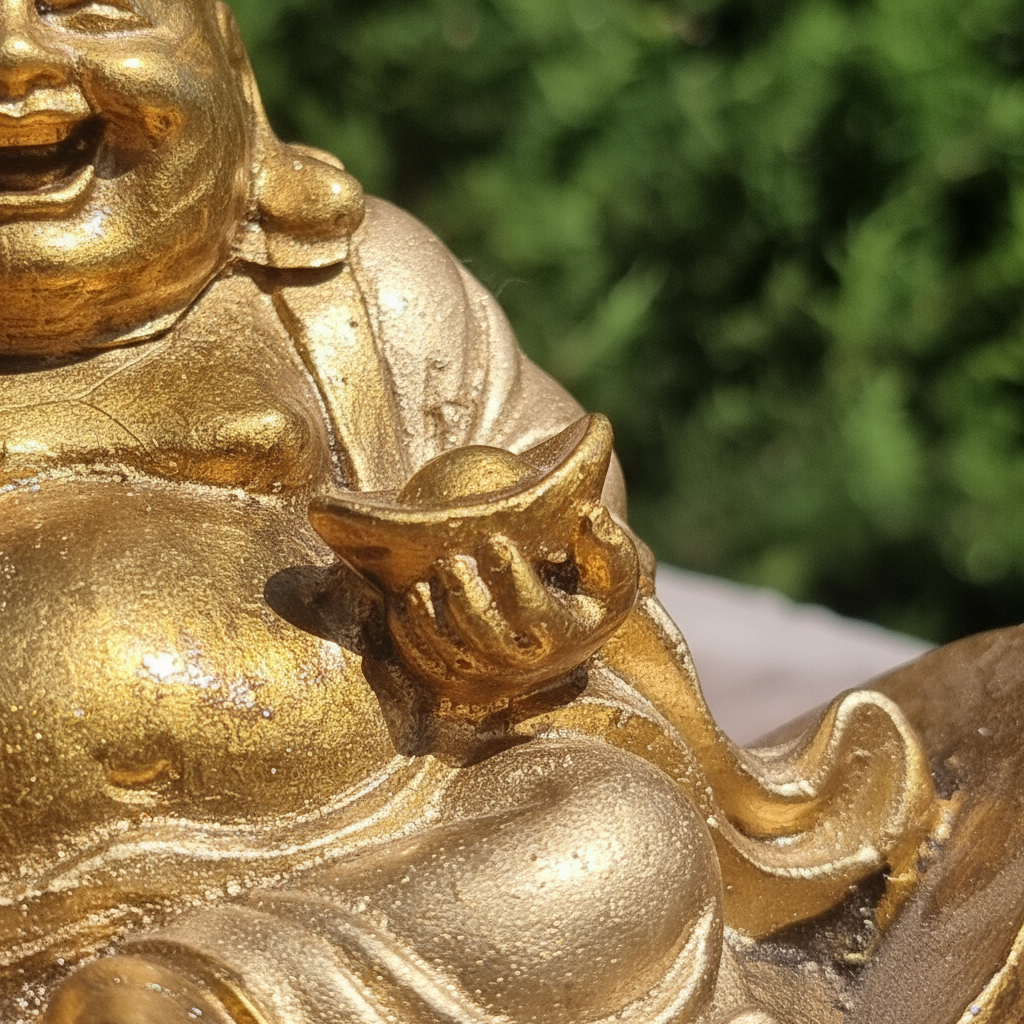Buda Feliz Suerte Abundancia Dinero Importado Bali 10cm - Imagen 10
