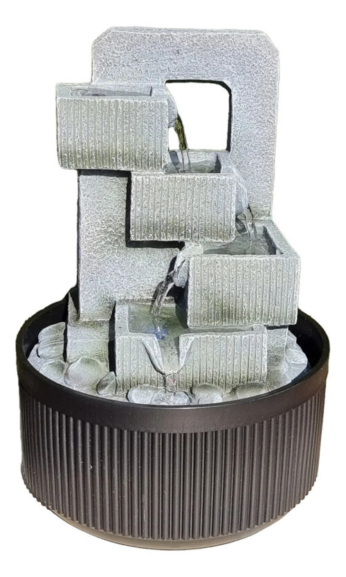Fuente De Agua Mediana Cascada Relajación Moderna Oferta!!!