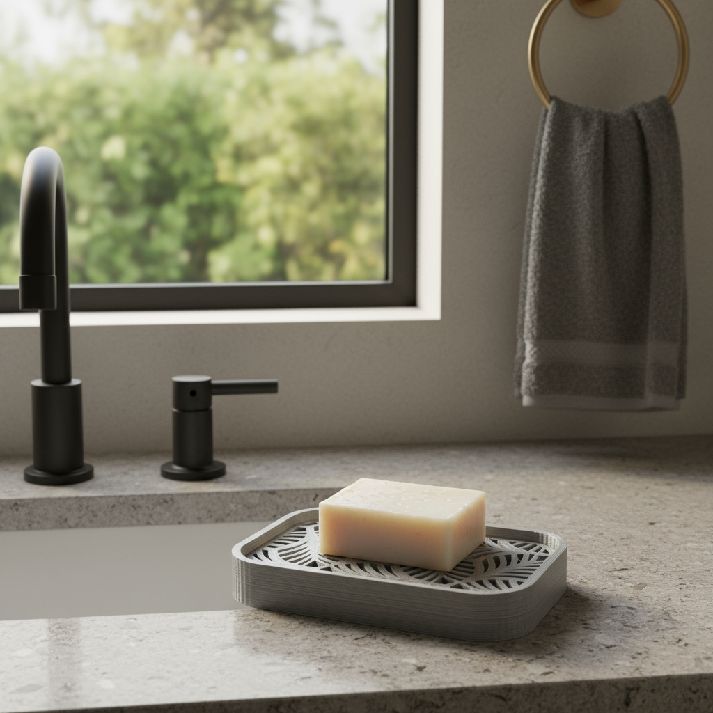Jabonera Organizador Jabon Baño Parametric Diseño Armonia 3d - Imagen 40