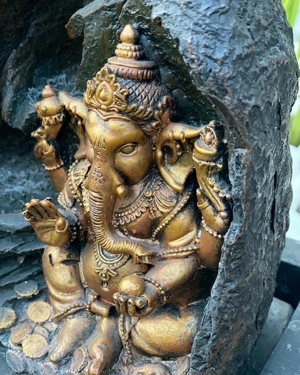Fuente De Agua Mediana Ganesh Cascada Relajación Oferta!! - Imagen 6