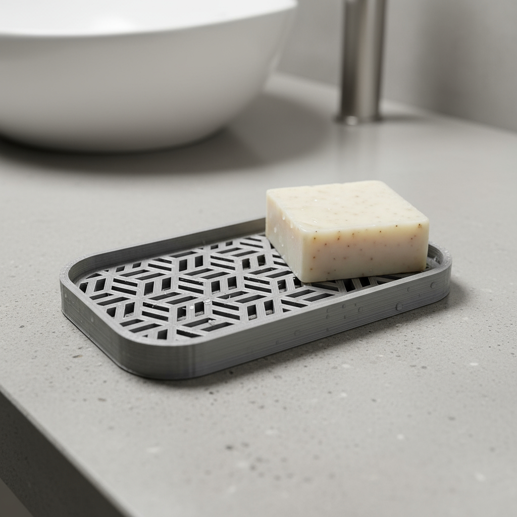 Jabonera Organizador Jabon Baño Parametric Diseño Armonia 3d - Imagen 12