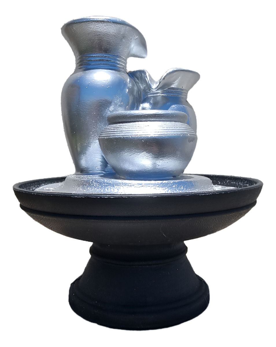 Fuente De Agua Mediana Cascada Cromada Super Oferta!!! - Imagen 2