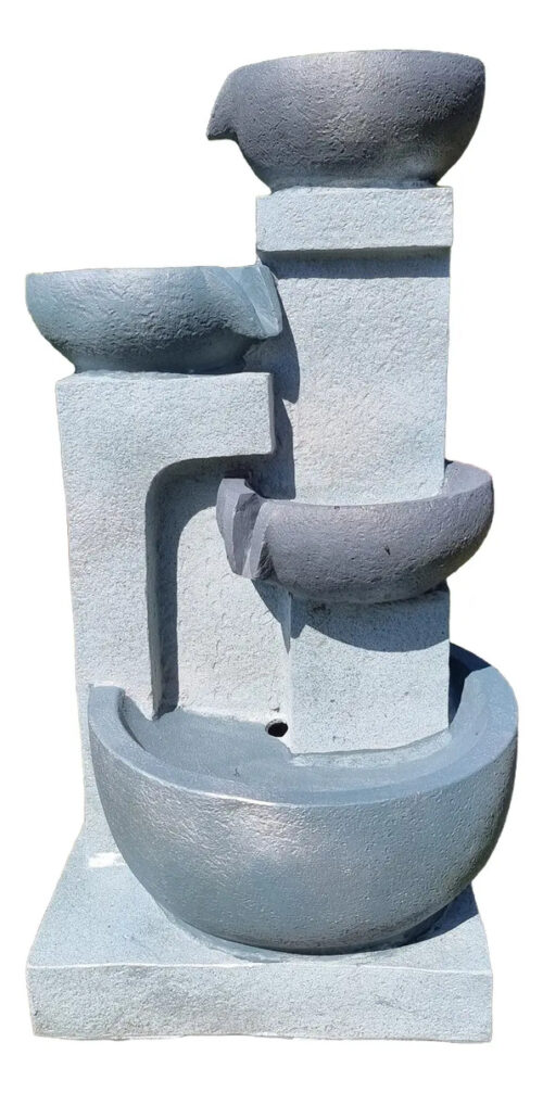 Fuente Agua Feng Shui Cascada 60cm Jardín O Interior Cuencos