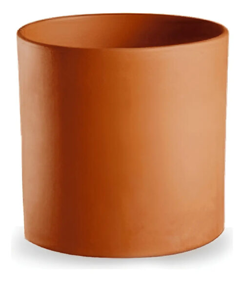 Maceta Cilindro N°18 Terracota Barro Suculentas Blum
