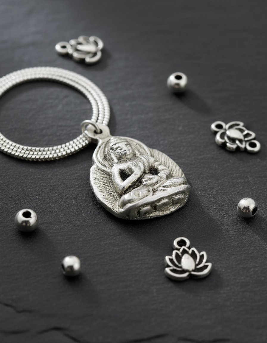 Dijes Importados Metal Mantra Suerte Fortuna Éxito Amor Paz - Imagen 41