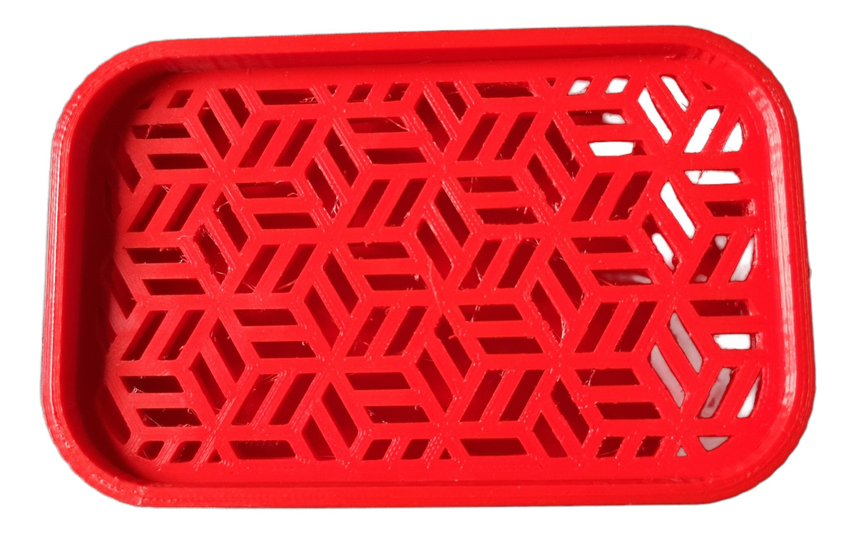 Jabonera Organizador Jabon Baño Parametric Diseño Armonia 3d - Imagen 3