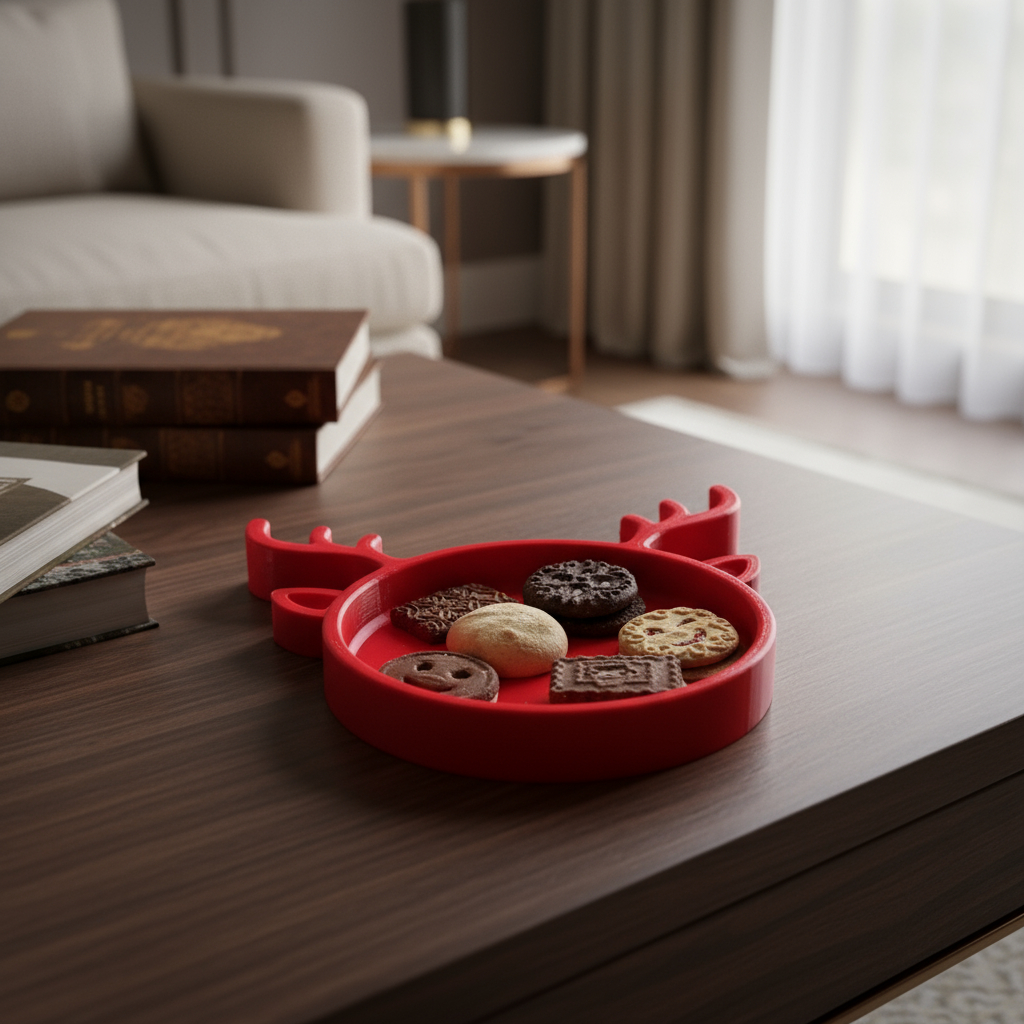 Plato Decorativo Live Thai Reno Plástico 15 Cm Rojo - Imagen 5