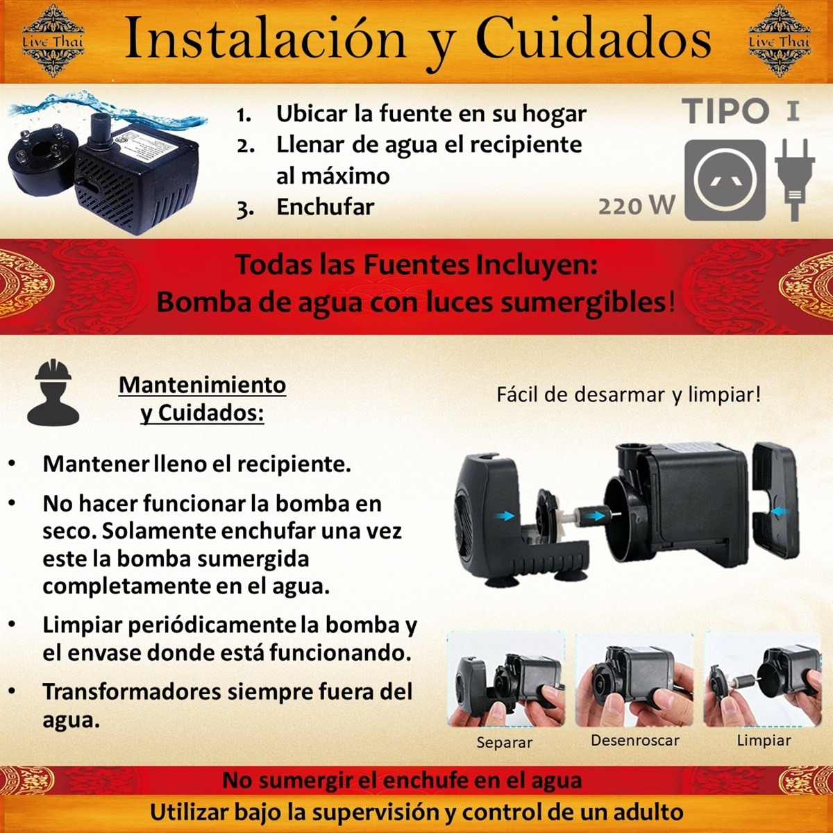 Fuente De Agua Mediana Cascada Elefante Mama E Hijo Oferta!! - Imagen 6