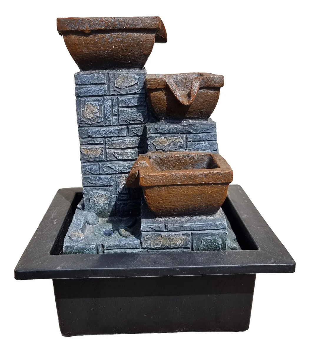 Fuente De Agua Mediana Piedras Cascada Relajación Oferta!!!