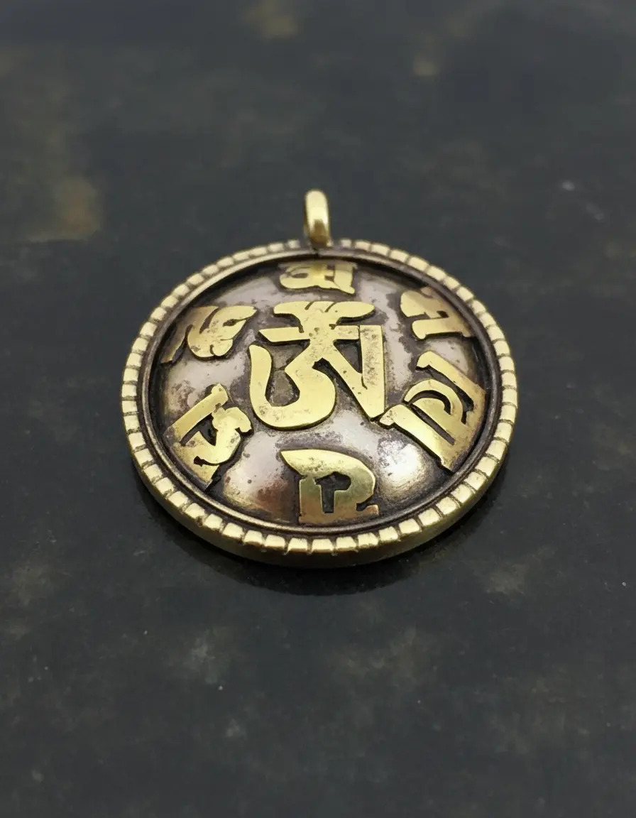 Dijes Importados Metal Mantra Suerte Fortuna Éxito Amor Paz - Imagen 102