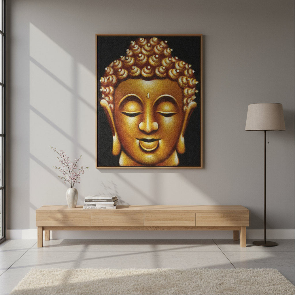 Cuadros De Buda 60 X 80cm Artesanales Importados Indonesia - Imagen 10