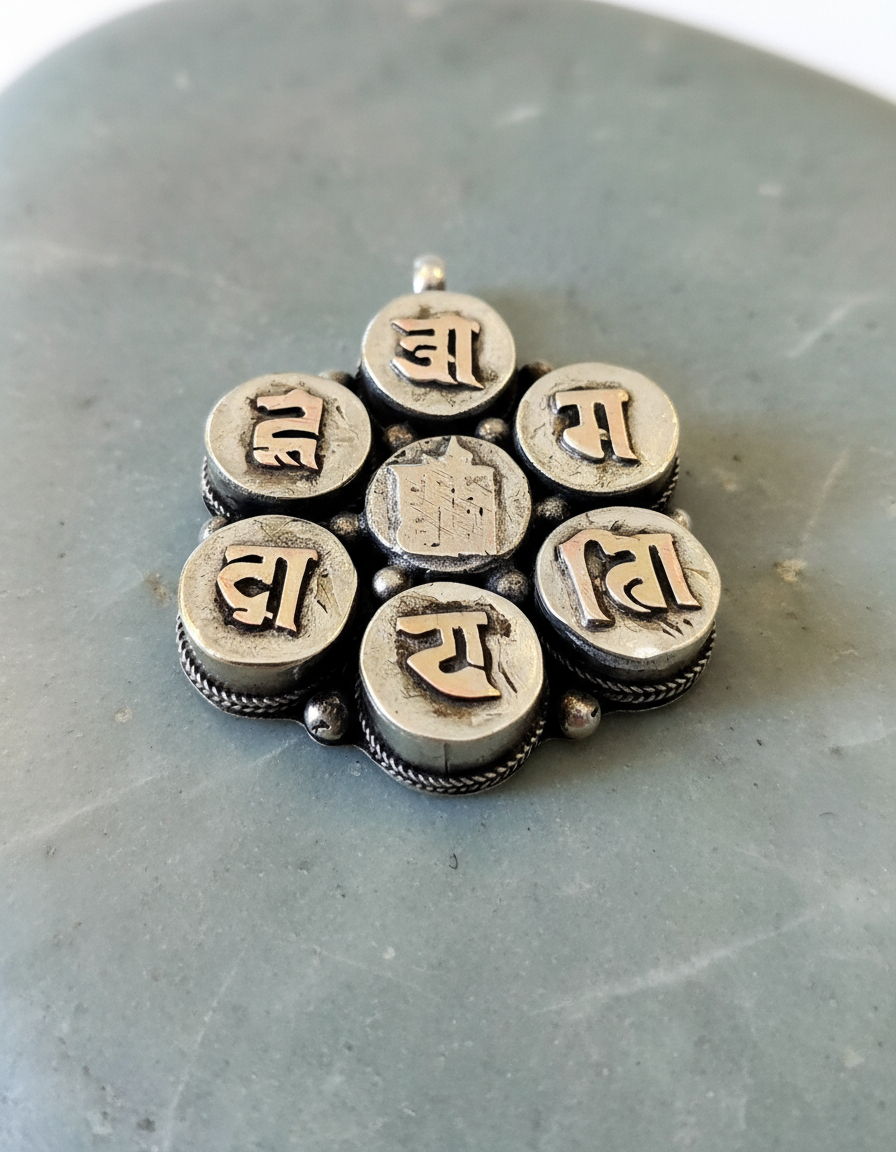Dijes Importados Metal Mantra Suerte Fortuna Éxito Amor Paz - Imagen 17