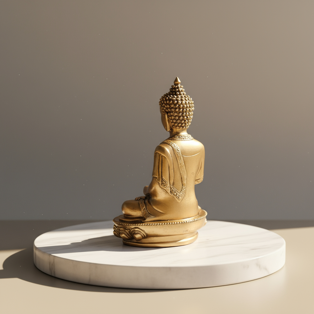 Buda Thai Meditando Bendicion Paz Armonia 15cm - Imagen 5