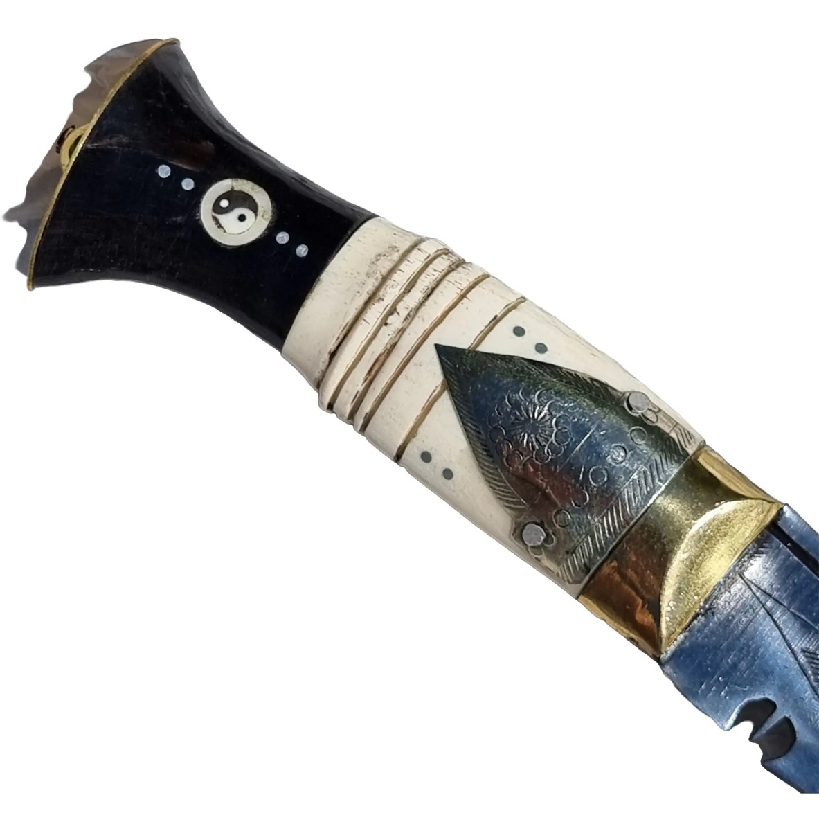 Cuchillo Kukri Con Funda Hecho A Mano En Nepal 35,5cm - Imagen 5