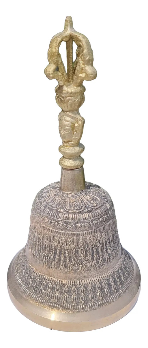 Campana Tibetana Grande Bronce 9,5cm X 17cm