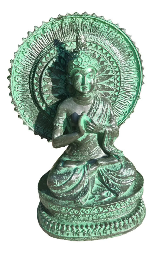 Buda Aura Sabiduria Meditando Bendicion Paz Armonia 17cm