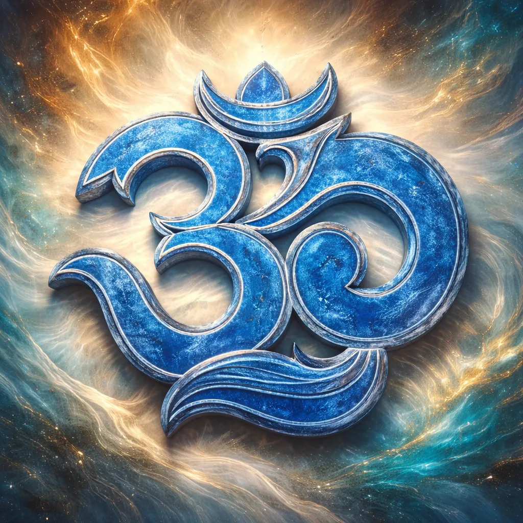 Cuadro Cartel Om Tallado Calado Decoración Hindu 30cm - Imagen 9