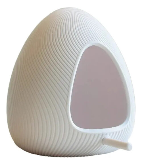 Comedero Ovo Nórdico Bauhaus Europeo Pájaros Aves Casa Abs