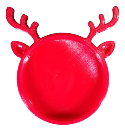 Plato Decorativo Live Thai Reno Plástico 15 Cm Rojo