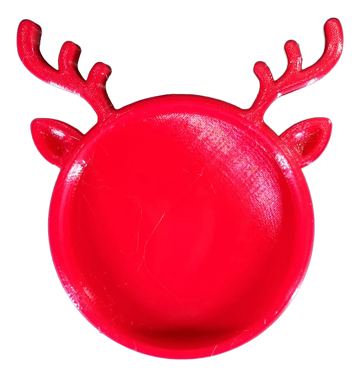 Plato Decorativo Live Thai Reno Plástico 15 Cm Rojo