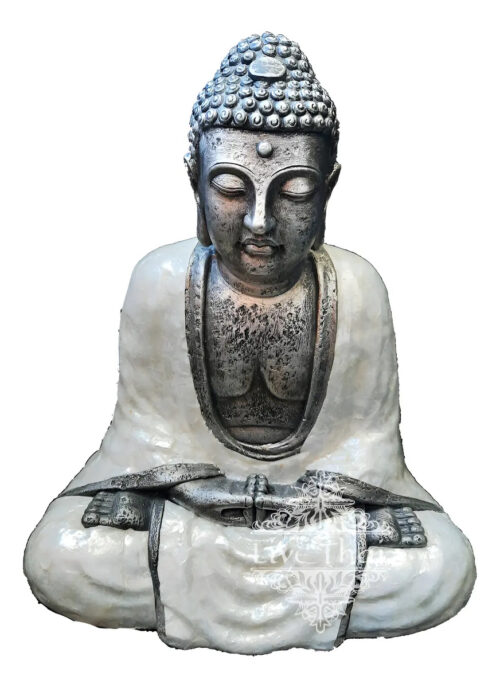 Buda Hindu Mediano 43cm Deco Escultura Resina Nacar