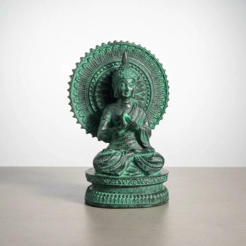 Buda Aura Sabiduria Meditando Bendicion Paz Armonia 17cm