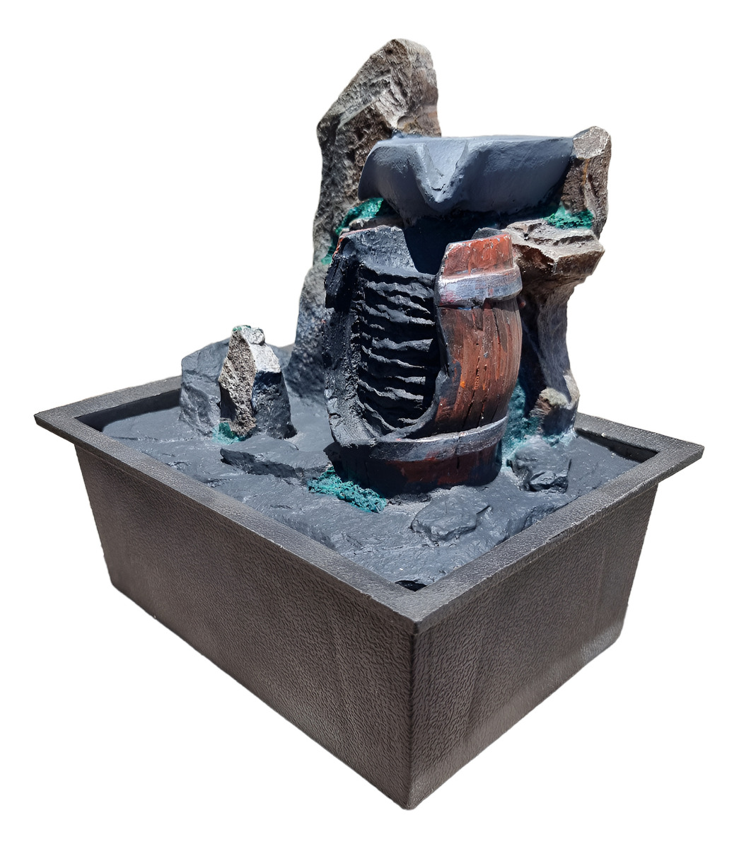 Fuente De Agua Mediana Cascadas Relajación Super Oferta!! - Imagen 3