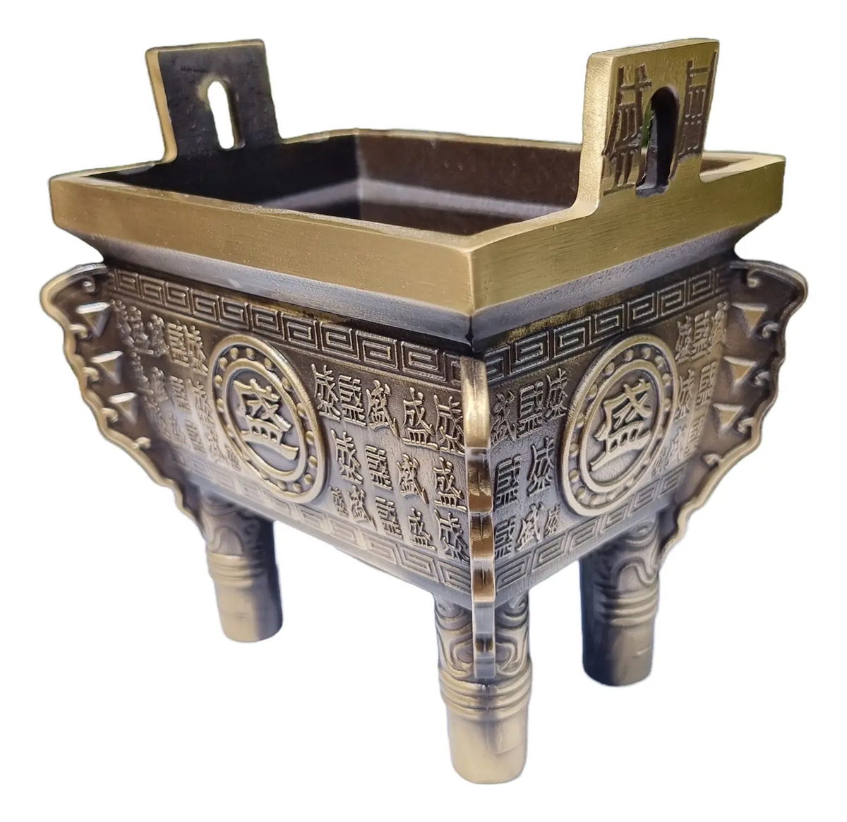 Incensarios Incensario Bronce Grande Incienso Altar Chino