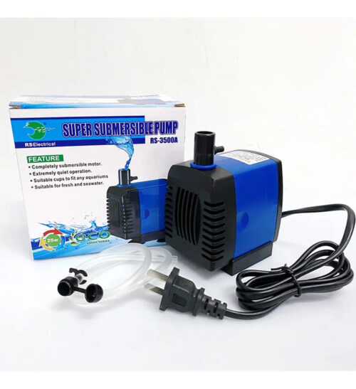 Bomba Motor Rs 3300 600l/h 1m Pecera Estanque Fuente Agua