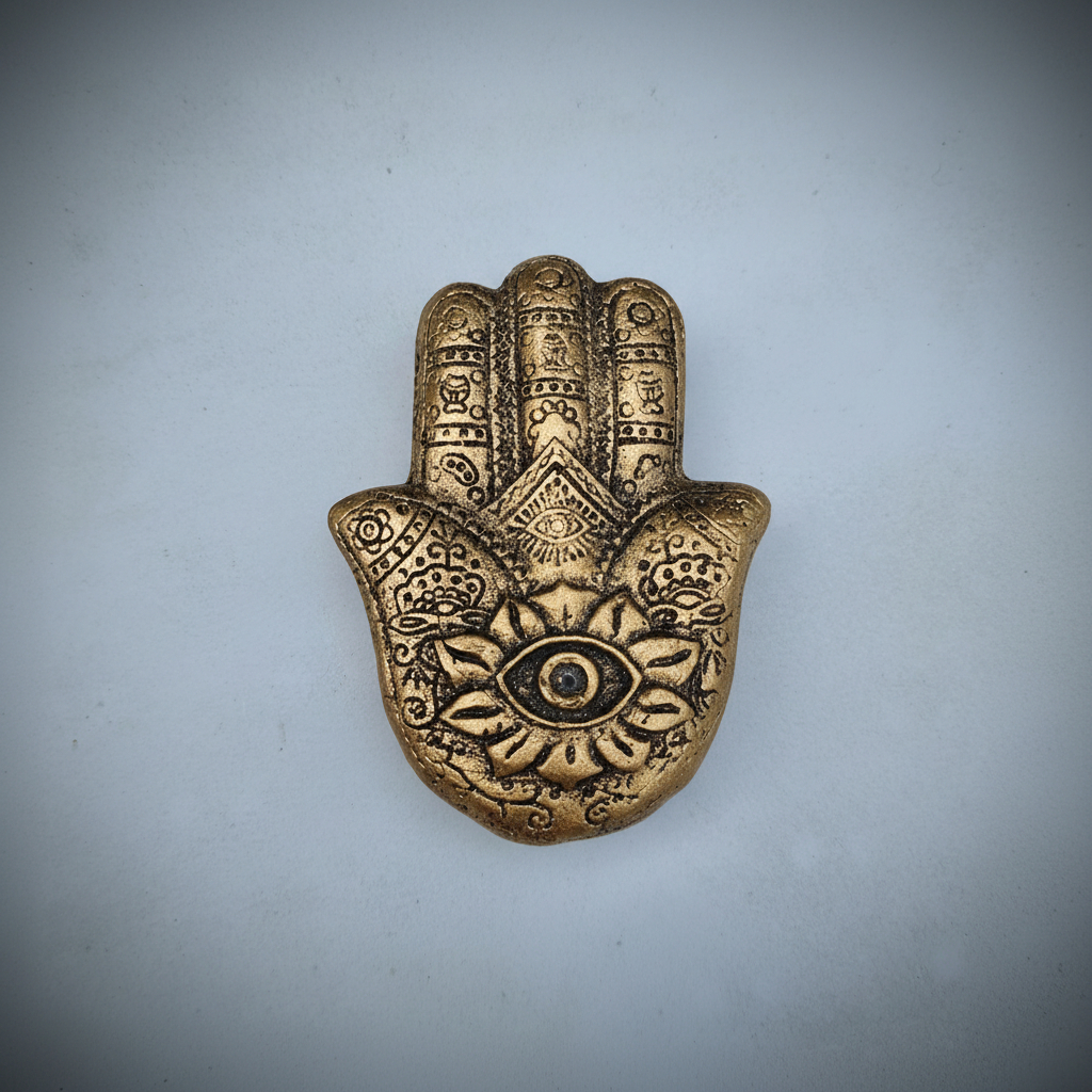 Porta Sahumerios Mano De Fatima Mandala Grande Bali 10cm - Imagen 14