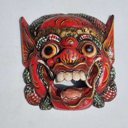 Mascara Barong Madera Bali Hindu Proteccion Energia + 25cm