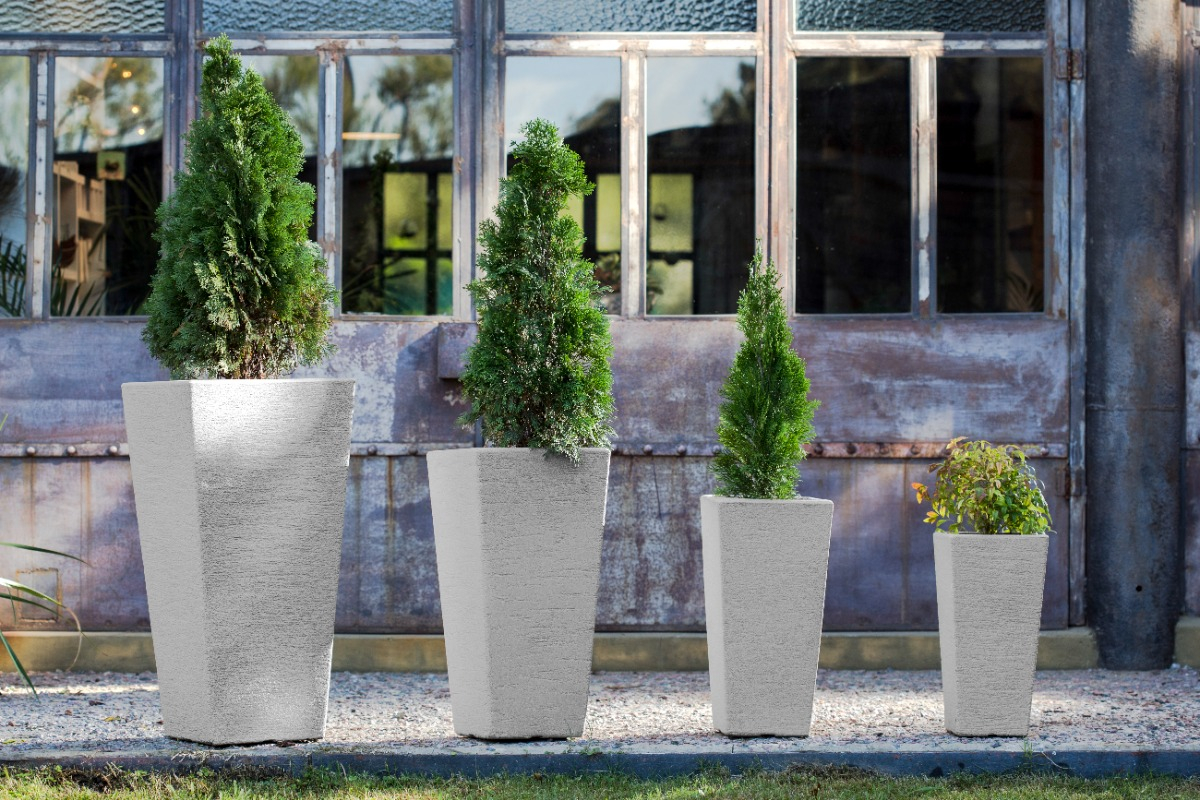 Maceta Piramidal Rustica 55cm Plástica Jardín Rayun - Imagen 8