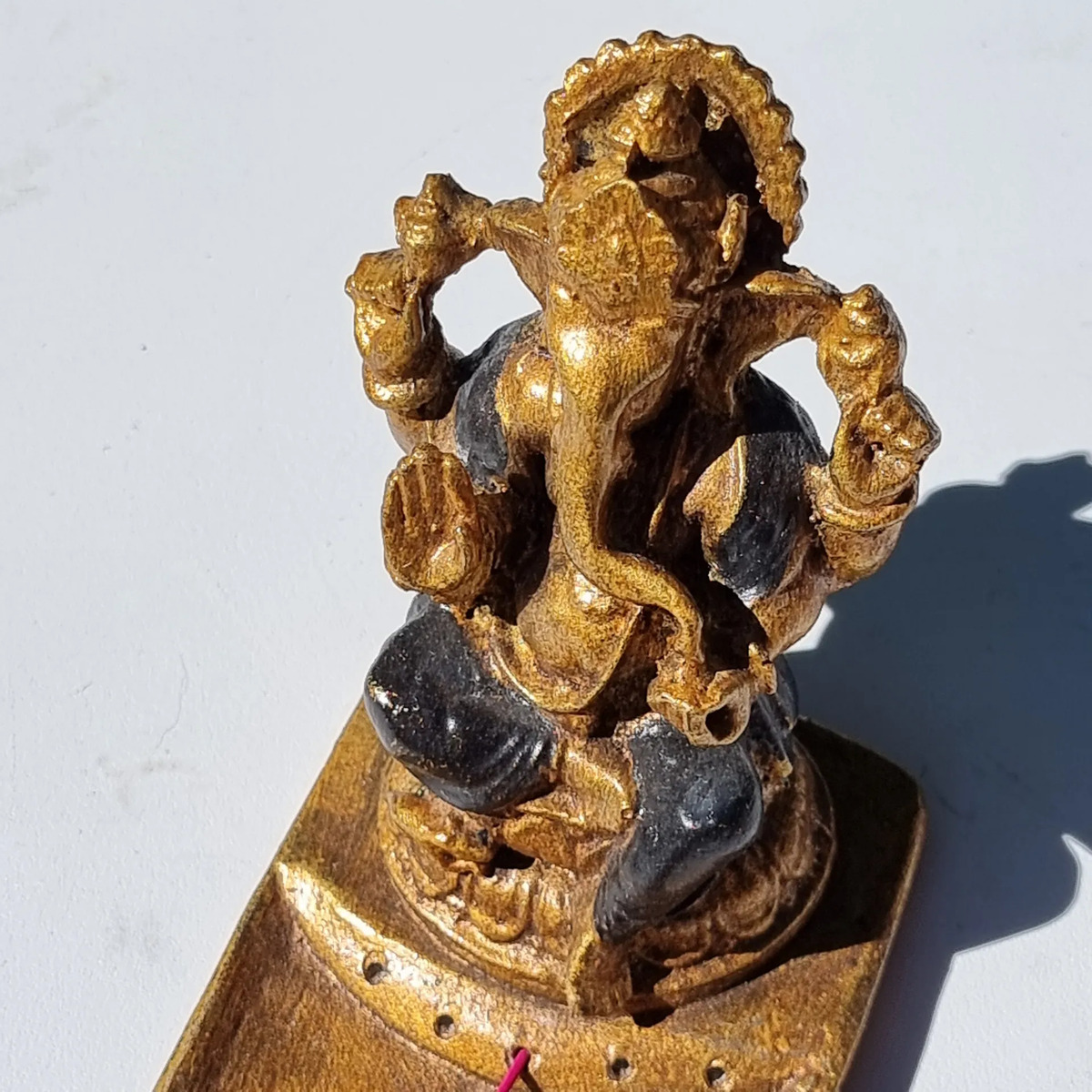 Porta Sahumerios Ganesh Largo Grande Bali 28cm - Imagen 2