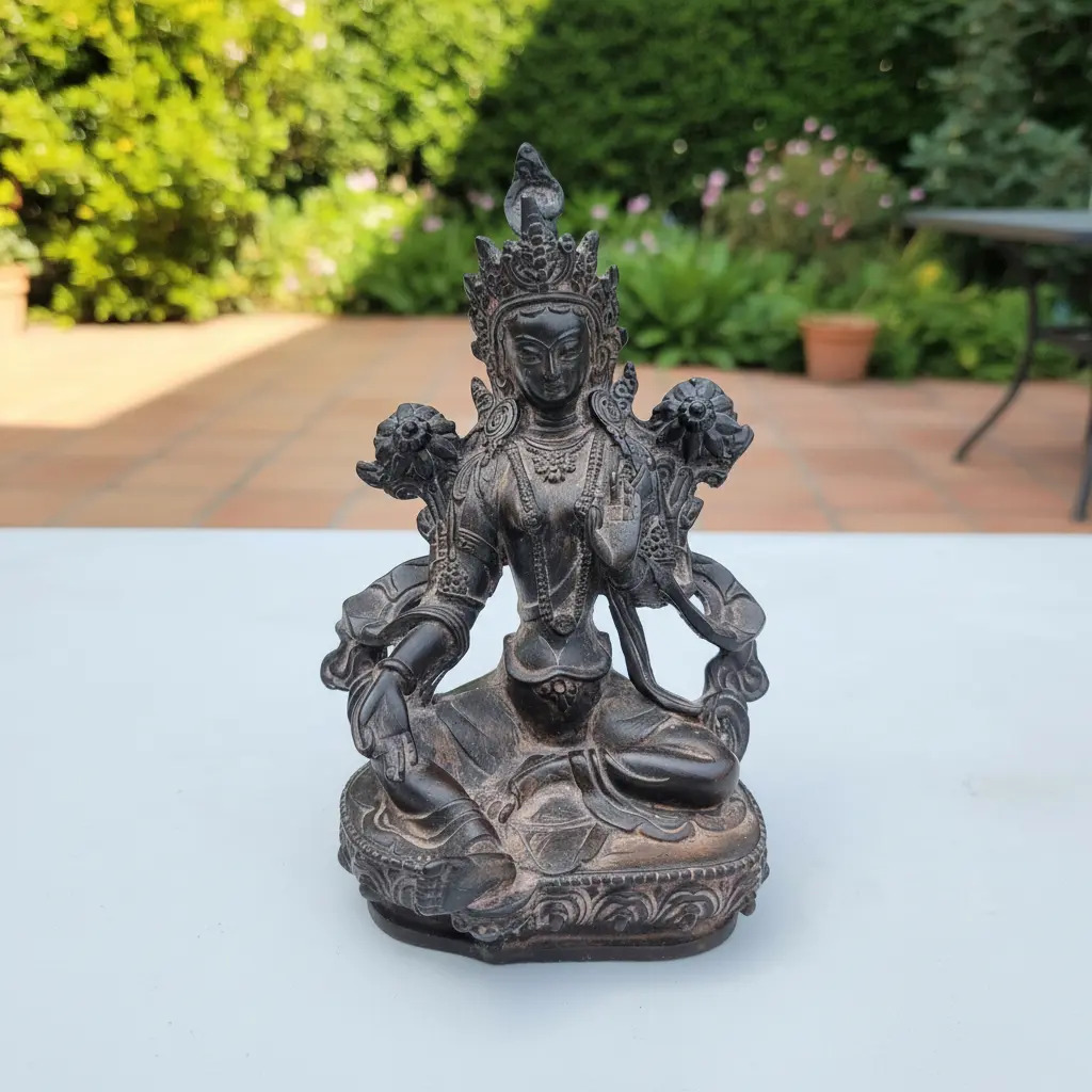 Buda Tara Sabiduria Compasion Bendicion Paz Armonia 20cm - Imagen 4
