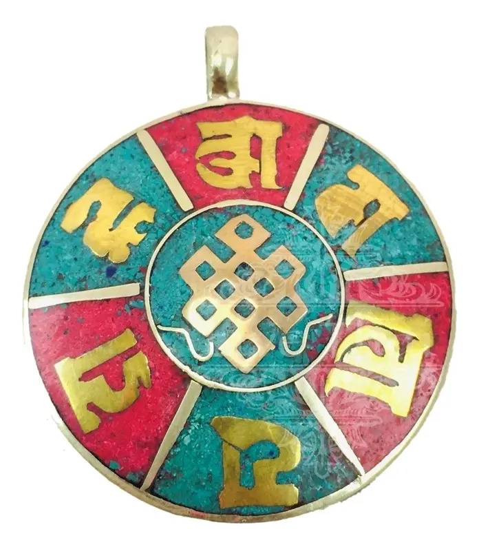 Dijes Importados Metal Mantra Suerte Fortuna Éxito Amor Paz - Imagen 242