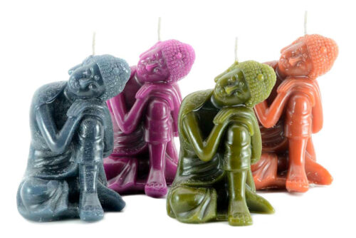 Velas Zen Relajacion Buda Kuan Yin Aromáticas X 8 Unidades