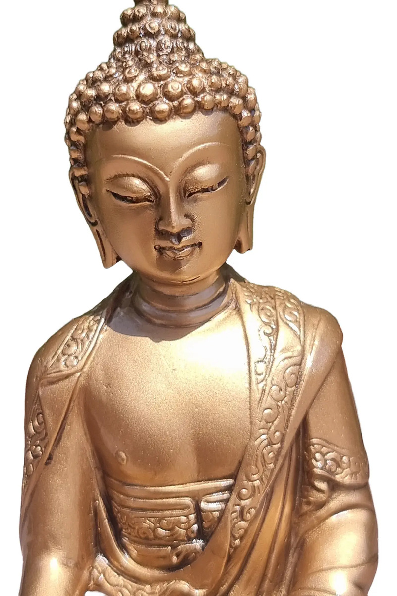 Buda Thai Meditando Bendicion Paz Armonia 15cm - Imagen 2