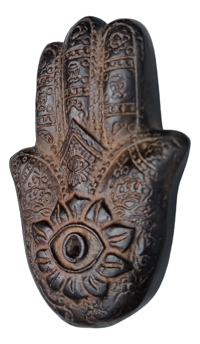 Porta Sahumerios Mano De Fatima Mandala Grande Bali 10cm - Imagen 3