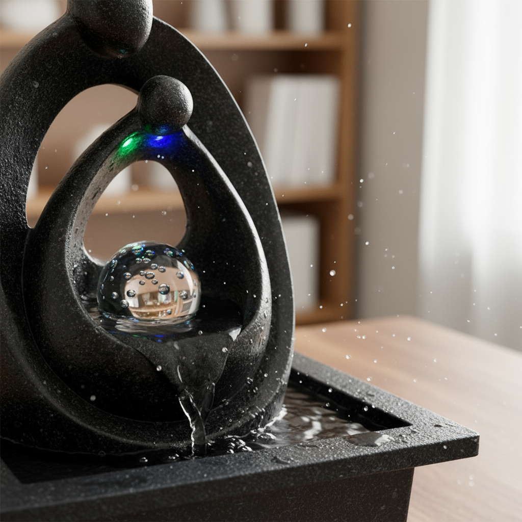 Fuente De Agua Mediana Cascada Relajación Familia Oferta!!! - Imagen 7