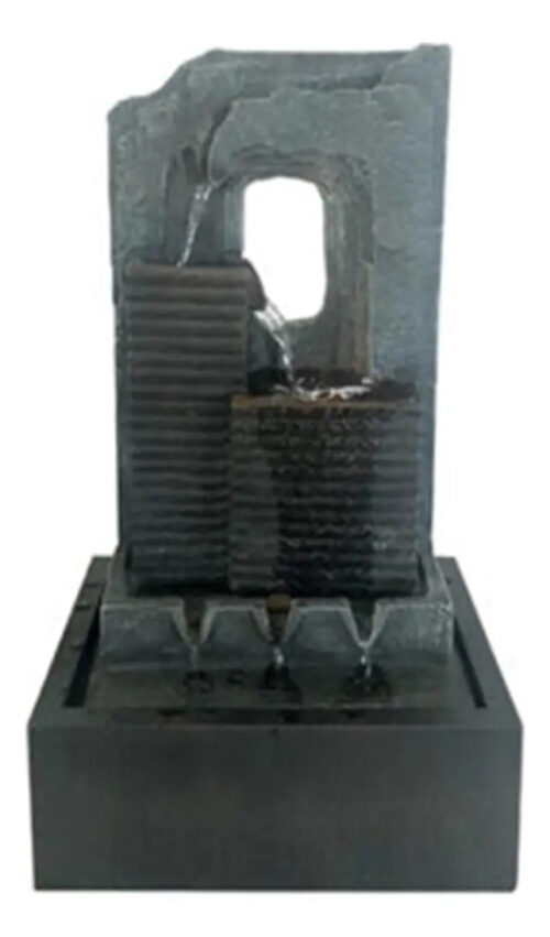 Fuentes De Agua Grande Cascadas Torre Minimalista Rustica