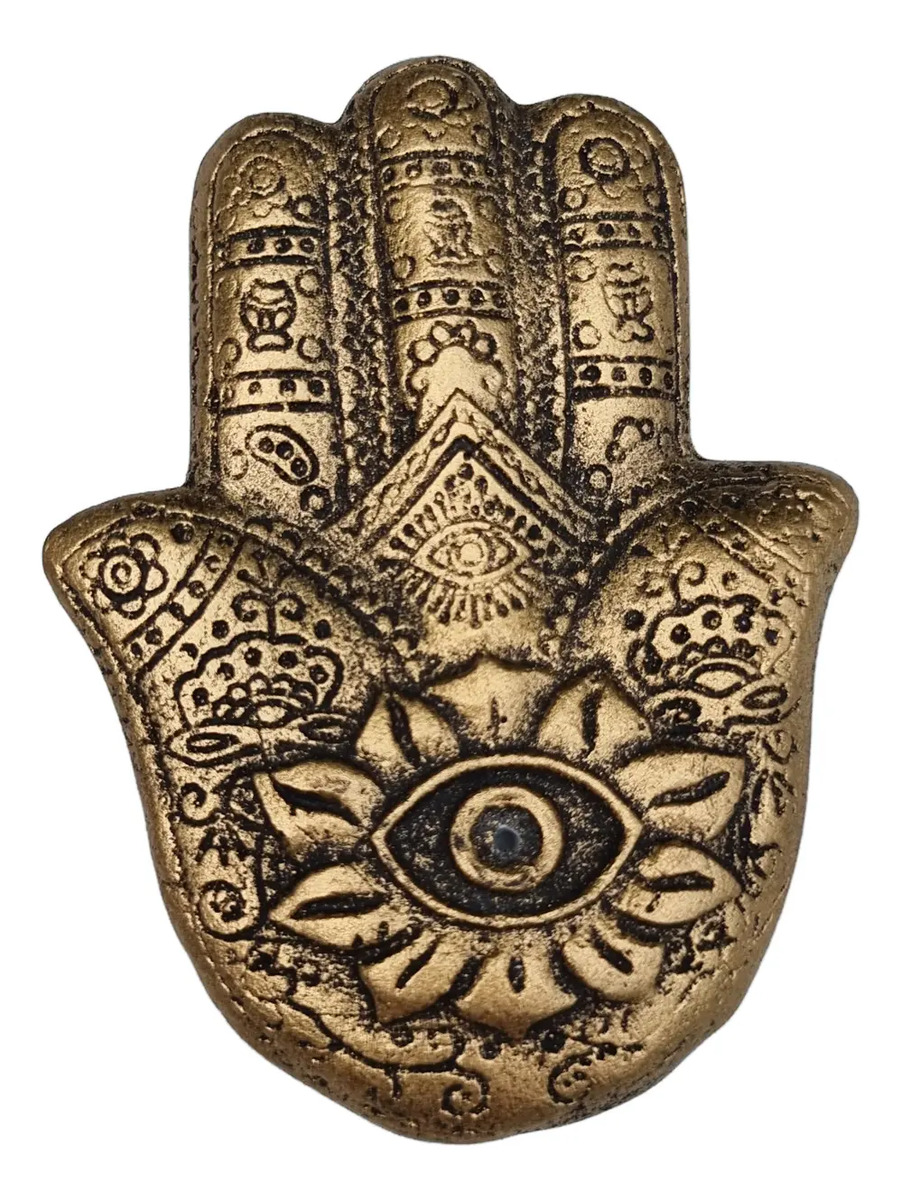 Porta Sahumerios Mano De Fatima Mandala Grande Bali 10cm - Imagen 9