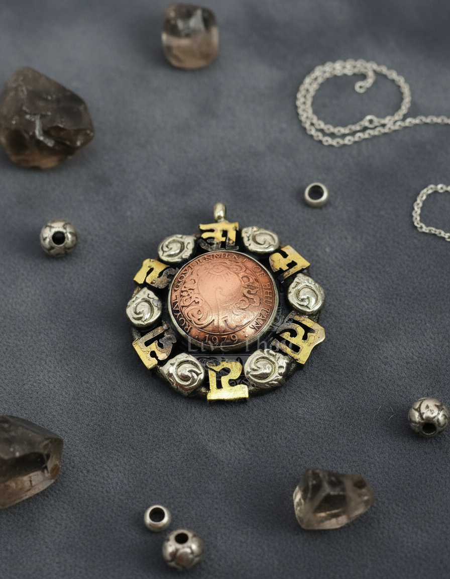Dijes Importados Metal Mantra Suerte Fortuna Éxito Amor Paz - Imagen 148