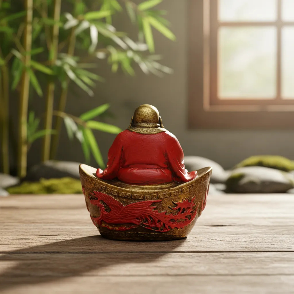 Buda Feliz Suerte Abundancia Dinero Importado Bali 10cm - Imagen 34