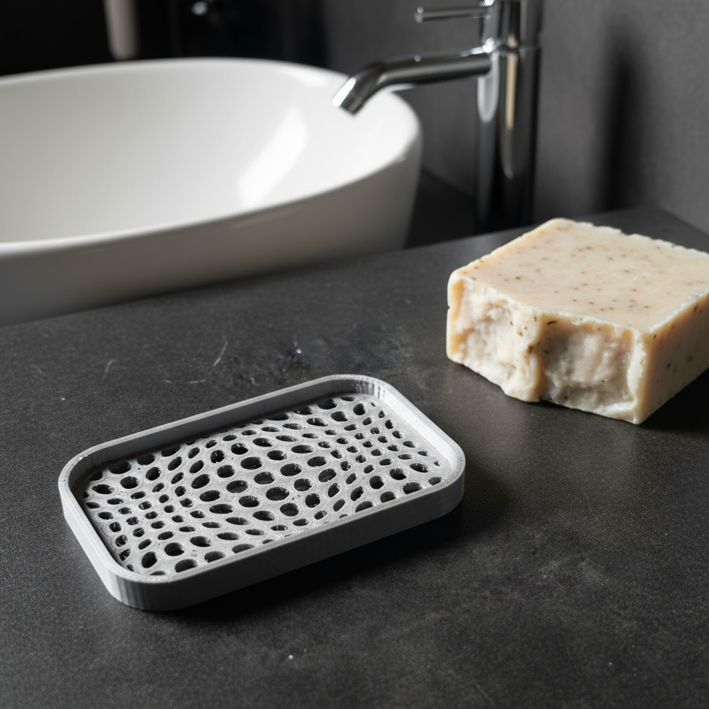 Jabonera Organizador Jabon Baño Parametric Diseño Armonia 3d - Imagen 27
