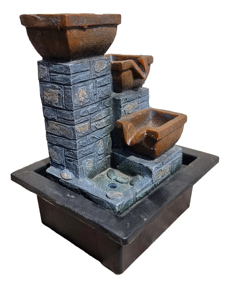 Fuente De Agua Mediana Piedras Cascada Relajación Oferta!!! - Imagen 3