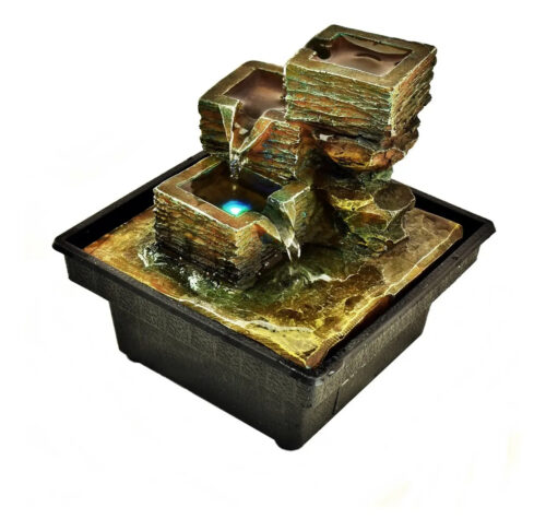 Fuentes De Agua Cascadas Chica Rustica Zen Super Oferta!!!