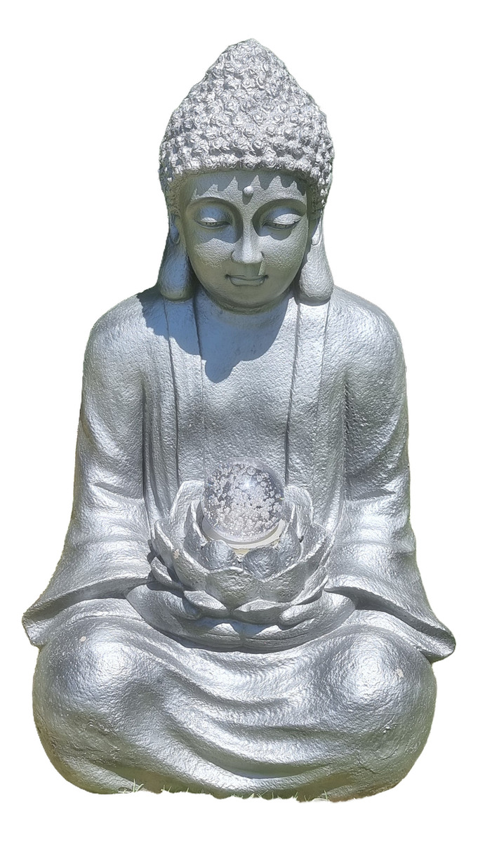 Fuente De Agua Gigante 102cm Buda Deco Budismo Cascada Ct - Imagen 7
